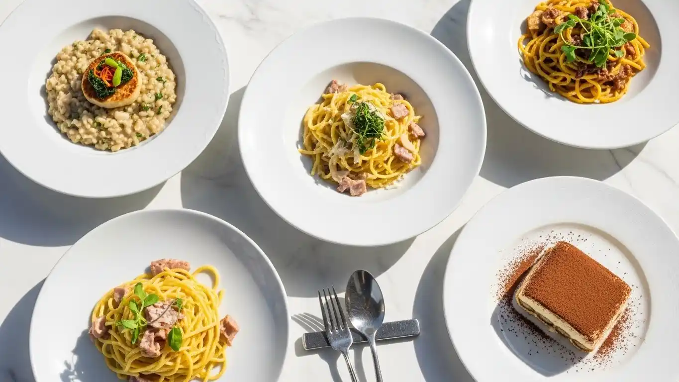 Olasz étterem Budapest - autentikus spaghetti alle vongole étlap