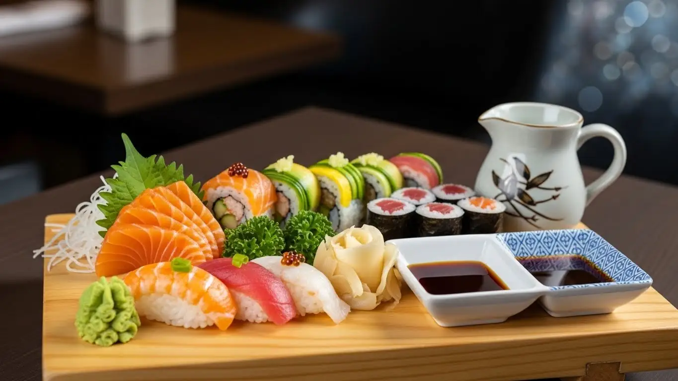 Autentikus japán étterem Budapest - sushi séf készíti a friss nigirit hagyományos módon