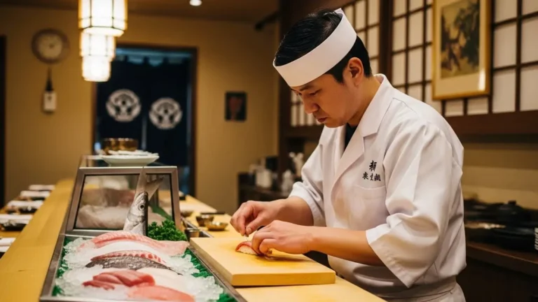 Friss sushi étterem Budapest - nigiri, maki és sashimi tallér hagyományos japán stílusban