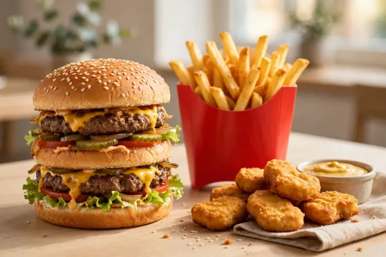 McDonald's menu Slovensko – burgery a hranolky