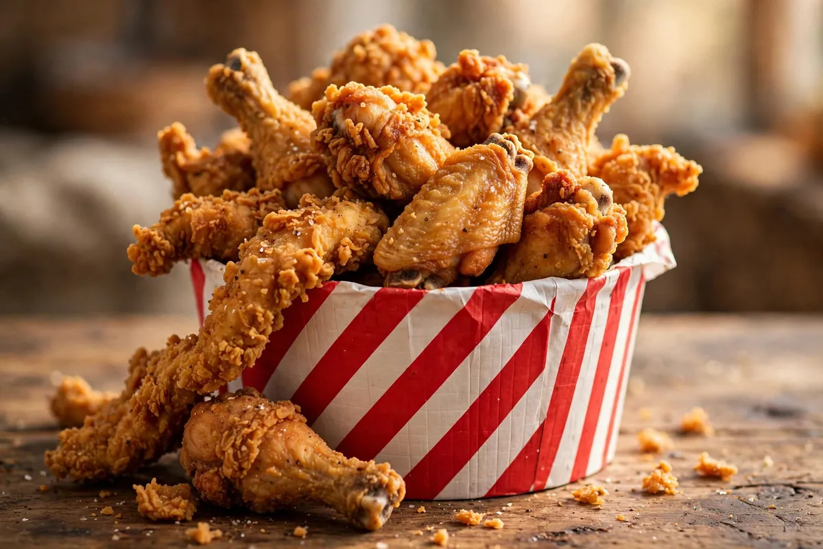 KFC buckety – vedierko s kuracími kúskami